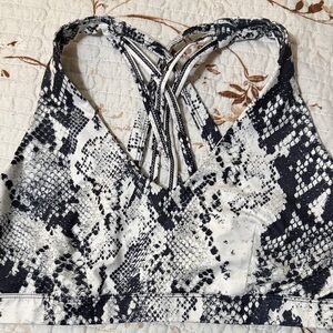 Ideology Black and White Snake Print Camisole